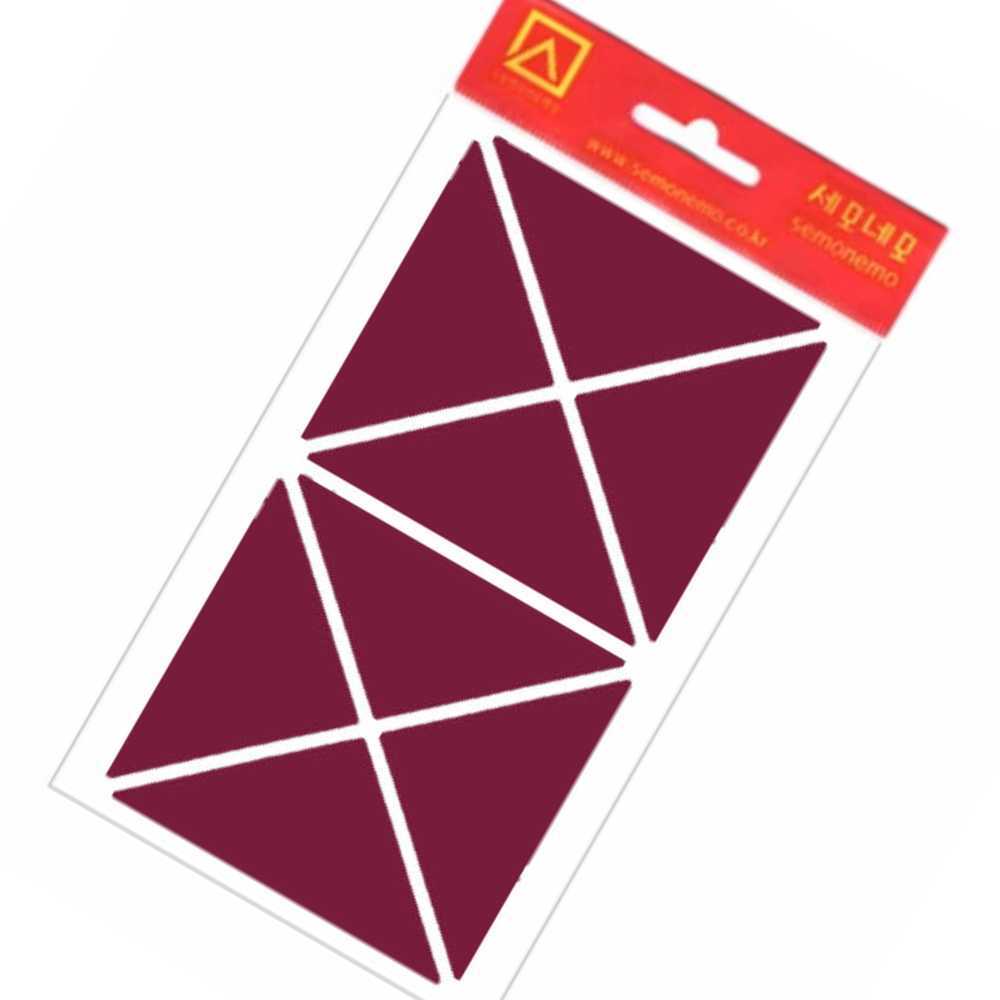 온가지사 1000 모양견출지 세모 10-326-1V 7매 보라 65x30 1개입 다꾸스티커 800원