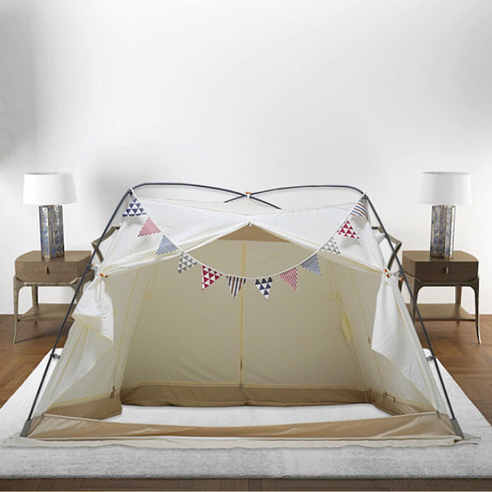 이지룸 프리미엄 난방텐트 + 가랜드 세트 싱글 퀸 킹 보온 실내 거실 방한텐트 외풍차단 149,000원