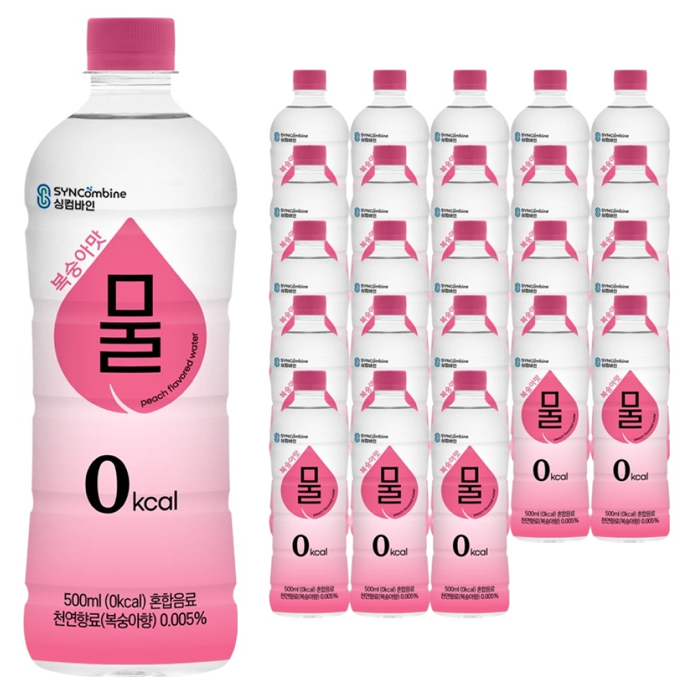 싱컴바인 복숭아맛 음료, 24개, 500ml 28,350원
