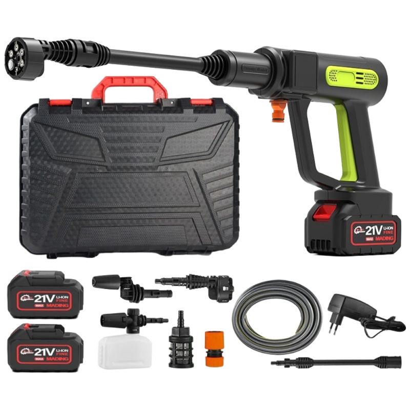 YUON 독일 무선 고압세척기 휴대용 고압세차기 모터식 쏘고쏘고365 초강력 물분사기3.0Ah 배터리 분당 16L 토출량 (콜튼 같은 스타일) 109,000원