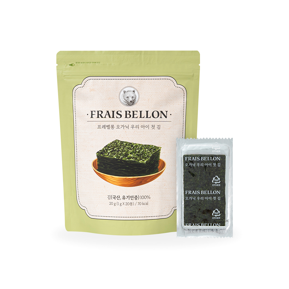 프레벨롱 오가닉 우리 아이 첫 김, 김, 20g, 1개 5,500원
