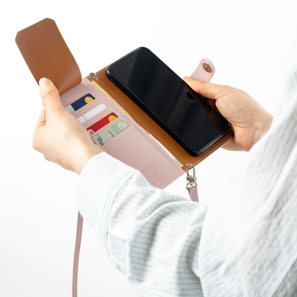 본아띠 제니스 천연 소가죽 비비지 지갑 케이스 갤럭시S24 플러스 울트라 64,600원