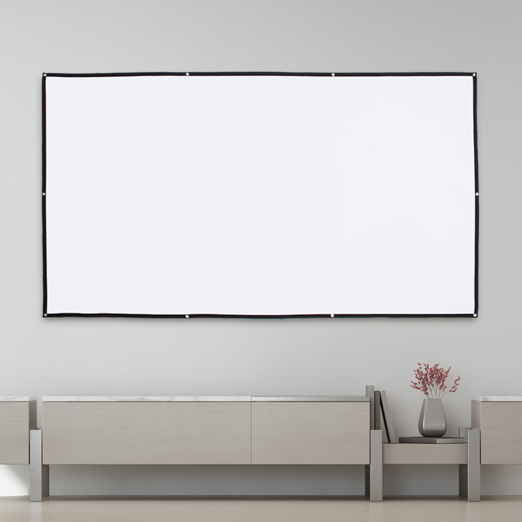 이동형 빔프로젝터 스크린(265x150cm) (16:9비율) -- 21,500원