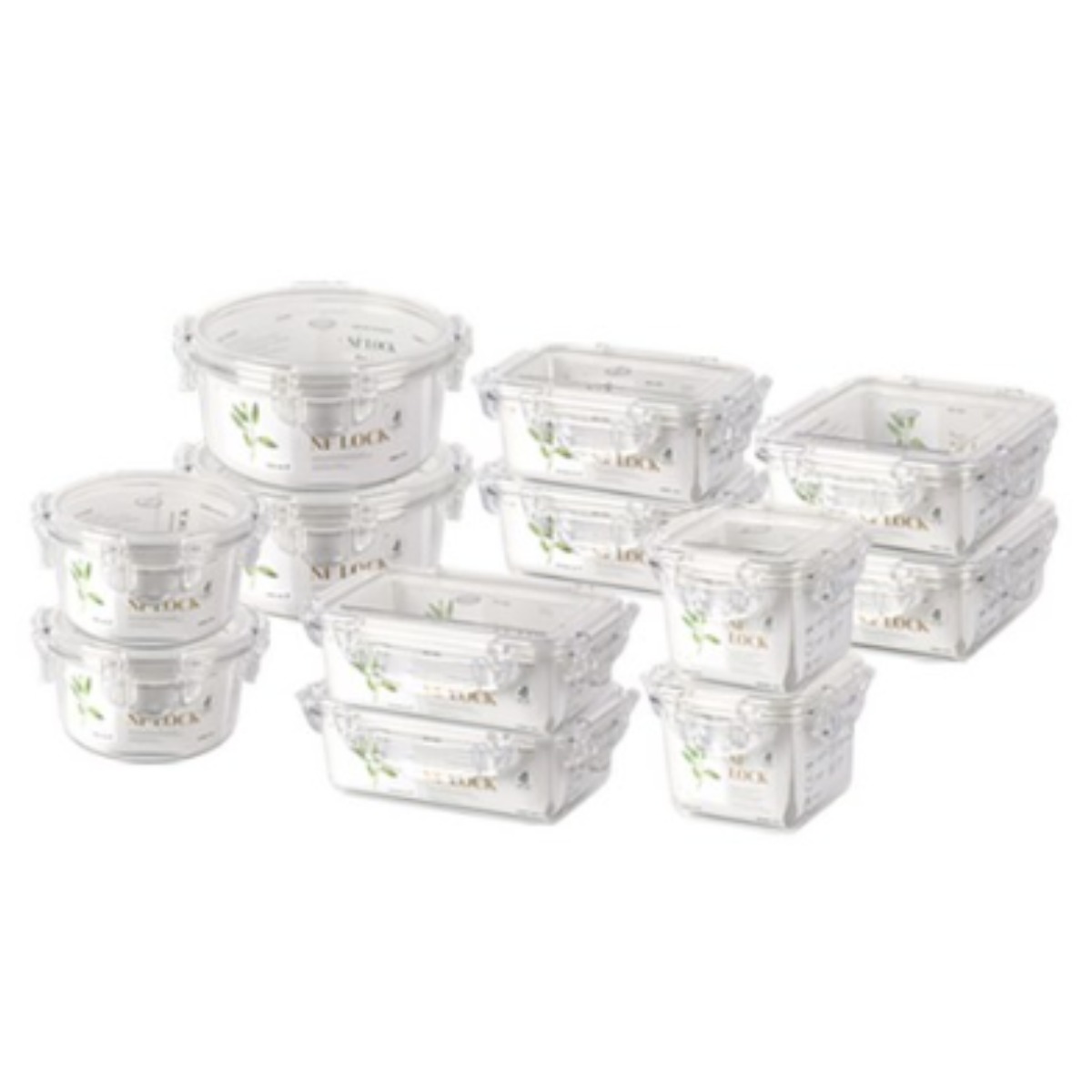 엔에프락 트라이탄 밀폐용기 반찬세트 12P, 1세트, 12종 179,600원