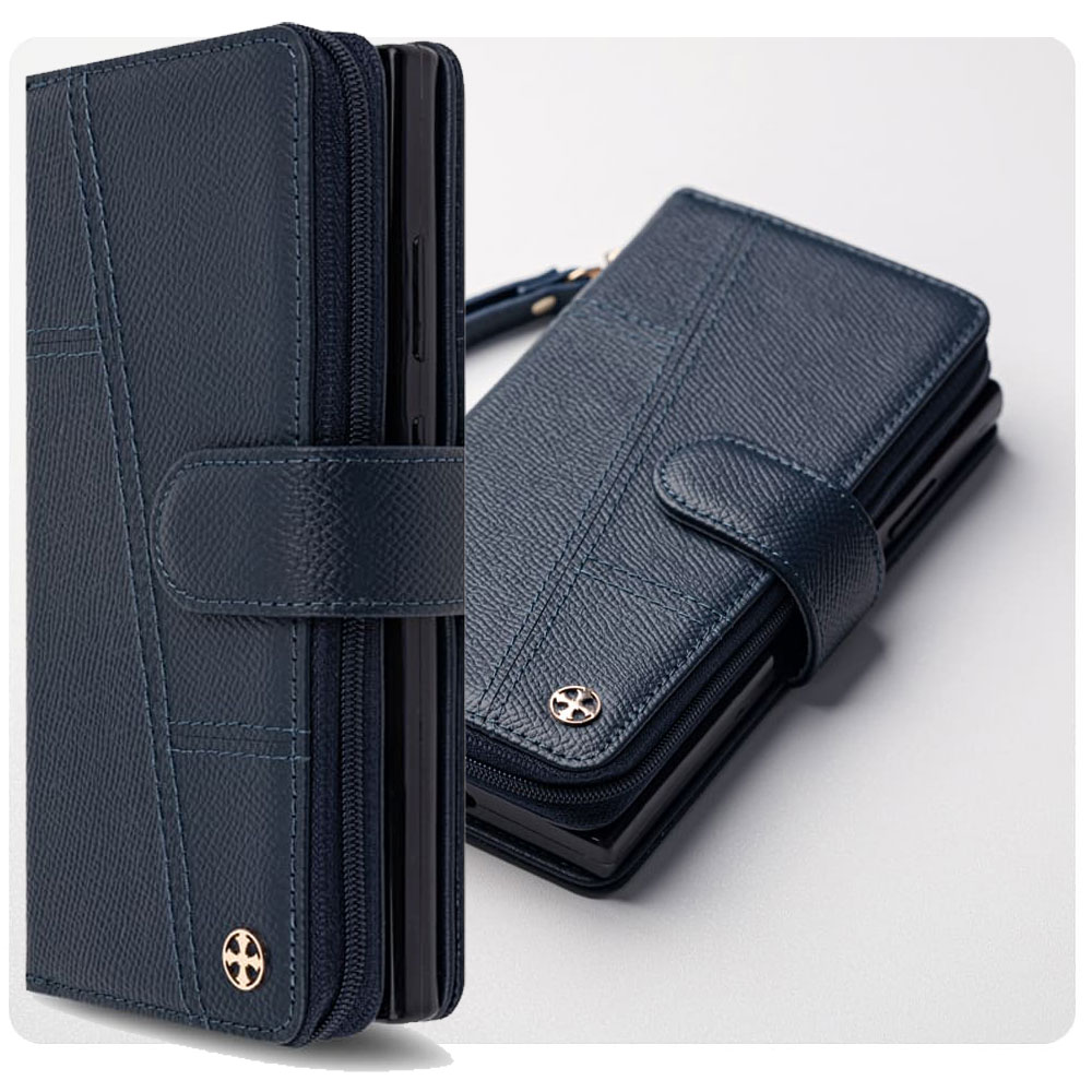 갤럭시A90 5G A908  - 에르모 천연소가죽 지퍼 카드6장 지폐 수납 다이어리 케이스 32,800원