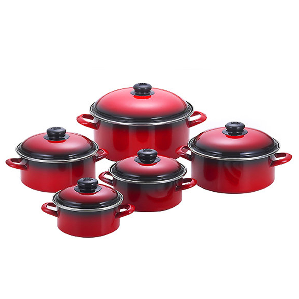 ELO 법랑냄비세트 낮은형 범랑냄비 인덕션 5종 145,000원