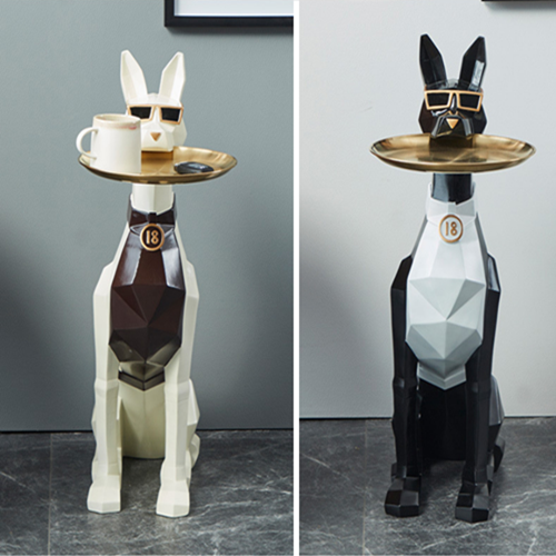 국내 폴리스 도베르만 사이드 테이블 트레이 협탁 거실 인테리어, 화이트 98,000원