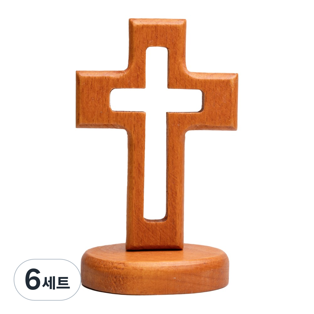 다니엘의기도 원목 탁상용 십자가, 6세트, 우드 55,900원