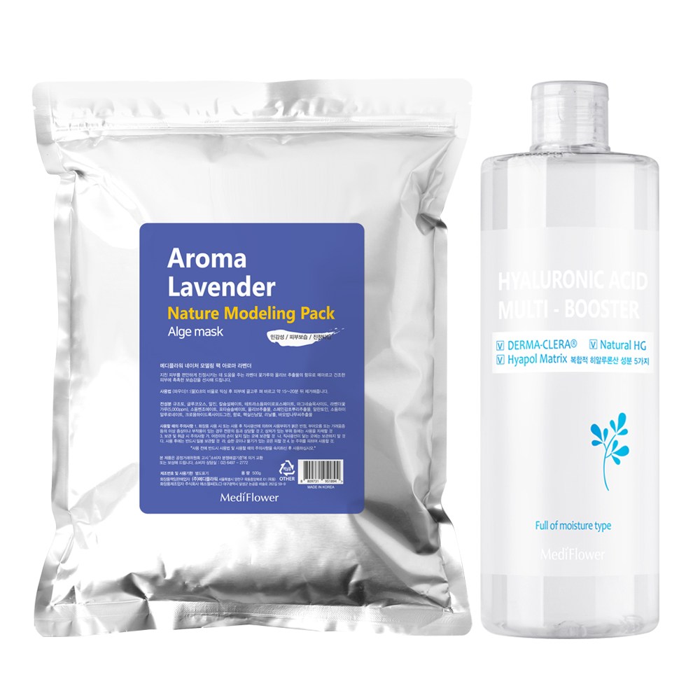 메디플라워 네이처 모델링팩 500g + 멀티 부스터 500ml 17,900원