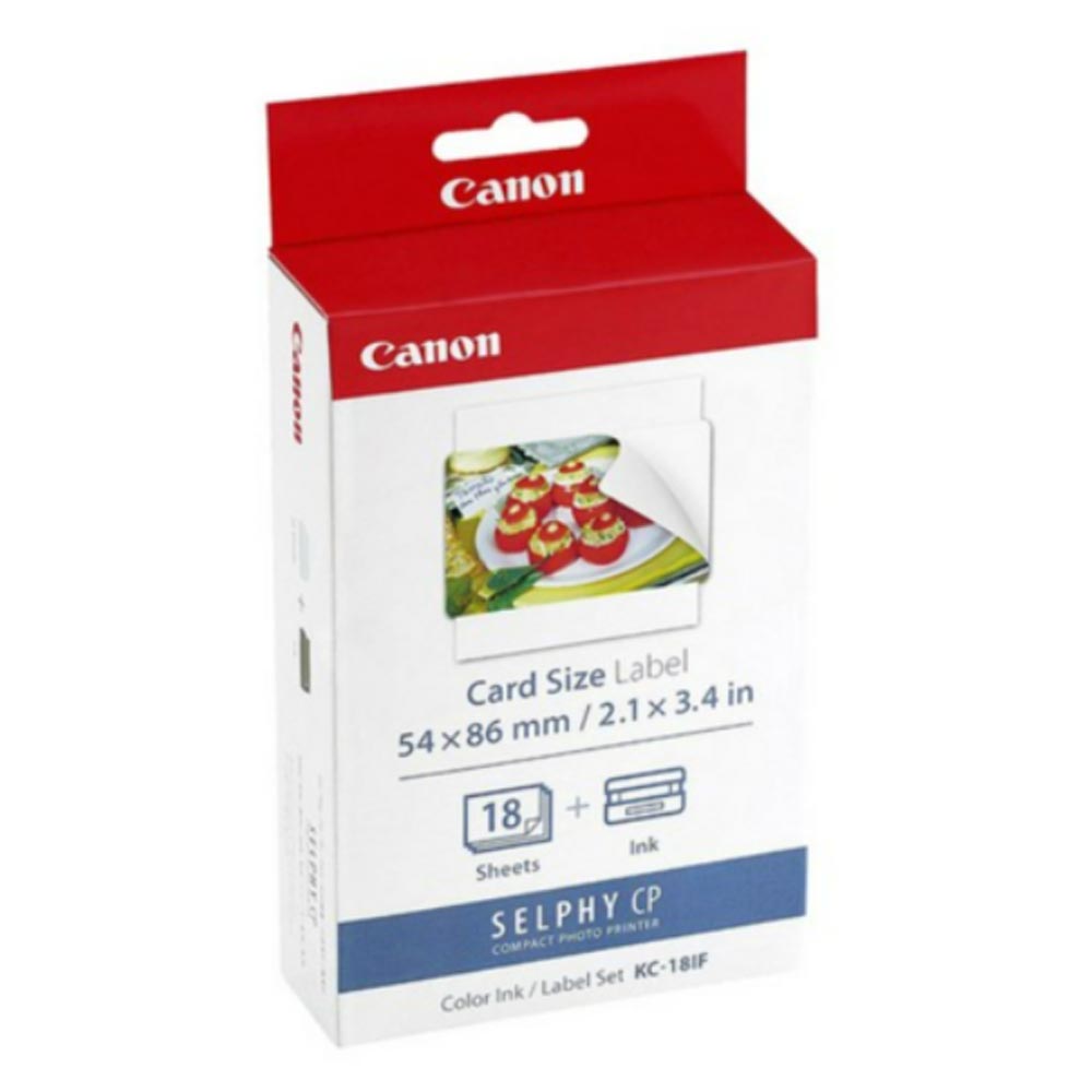 [초이샵]셀피 CP1500 캐논 정품잉크+인화지  SETch+182394EA 카드형 스티커용지 18p KC-18IF 2 X 3, 1개 32,590원