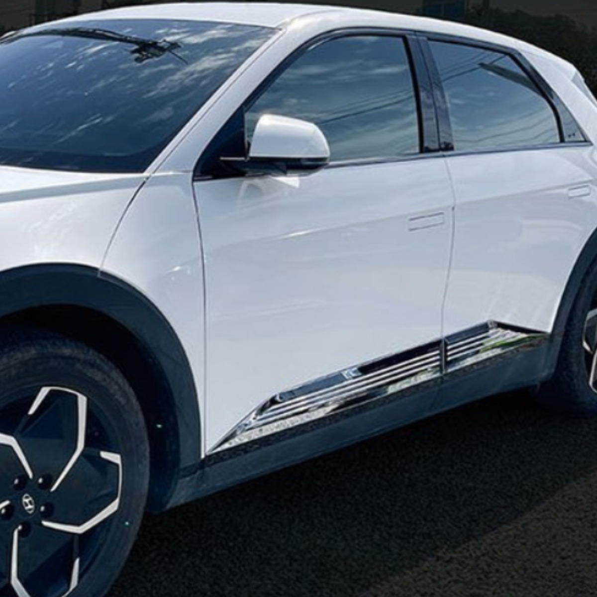 뭉구카 KD 현대 아이오닉5 NE 사이드 언더라인 크롬 몰딩 D-056, 사이드 65,000원