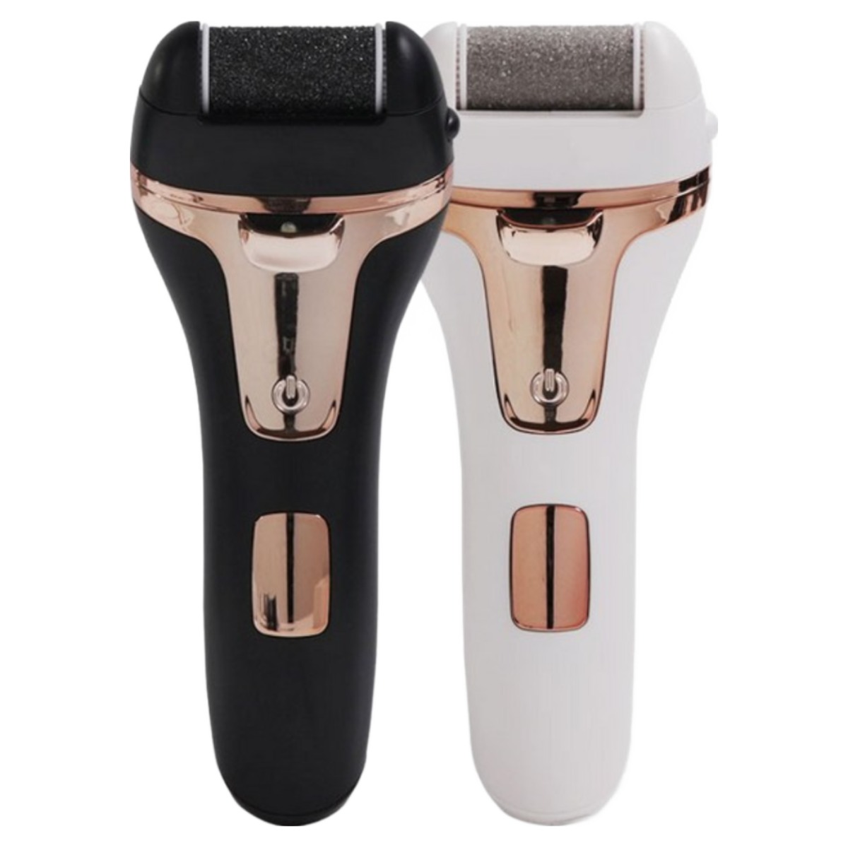 풋조아 무선 전동 발 각질제거기 블랙+화이트 네일관리세트 강도조절 발뒤꿈치 굳은살 제거, 265g, 1개, 2개입 54,800원