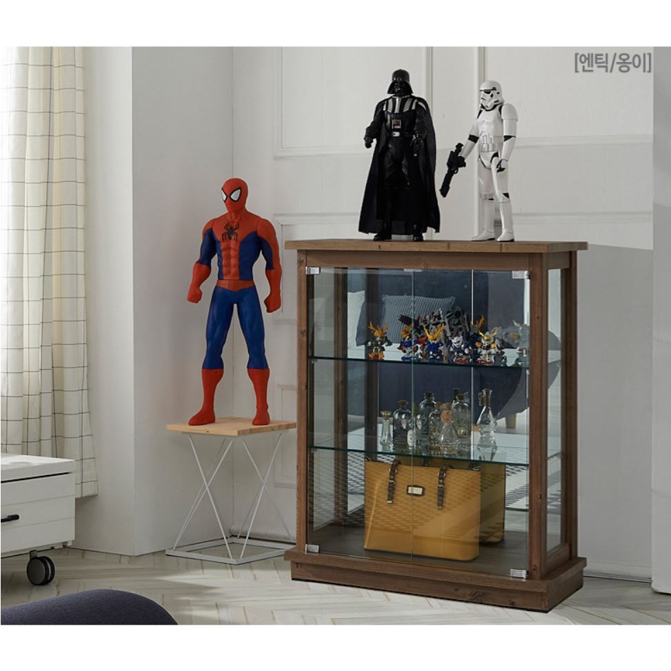 모던 클래식 700 3단 유리 장식장 거실 피규어 진열장 쇼케이스 유리장 129,900원