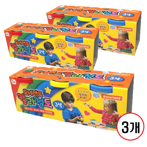 칼라점토(도너랜드), 3색, 3개 17,850원