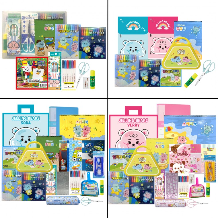 힐링 크리스마스 고급 장식 젤링베어즈 문구 세트 연말 분위기 추천 38,840원