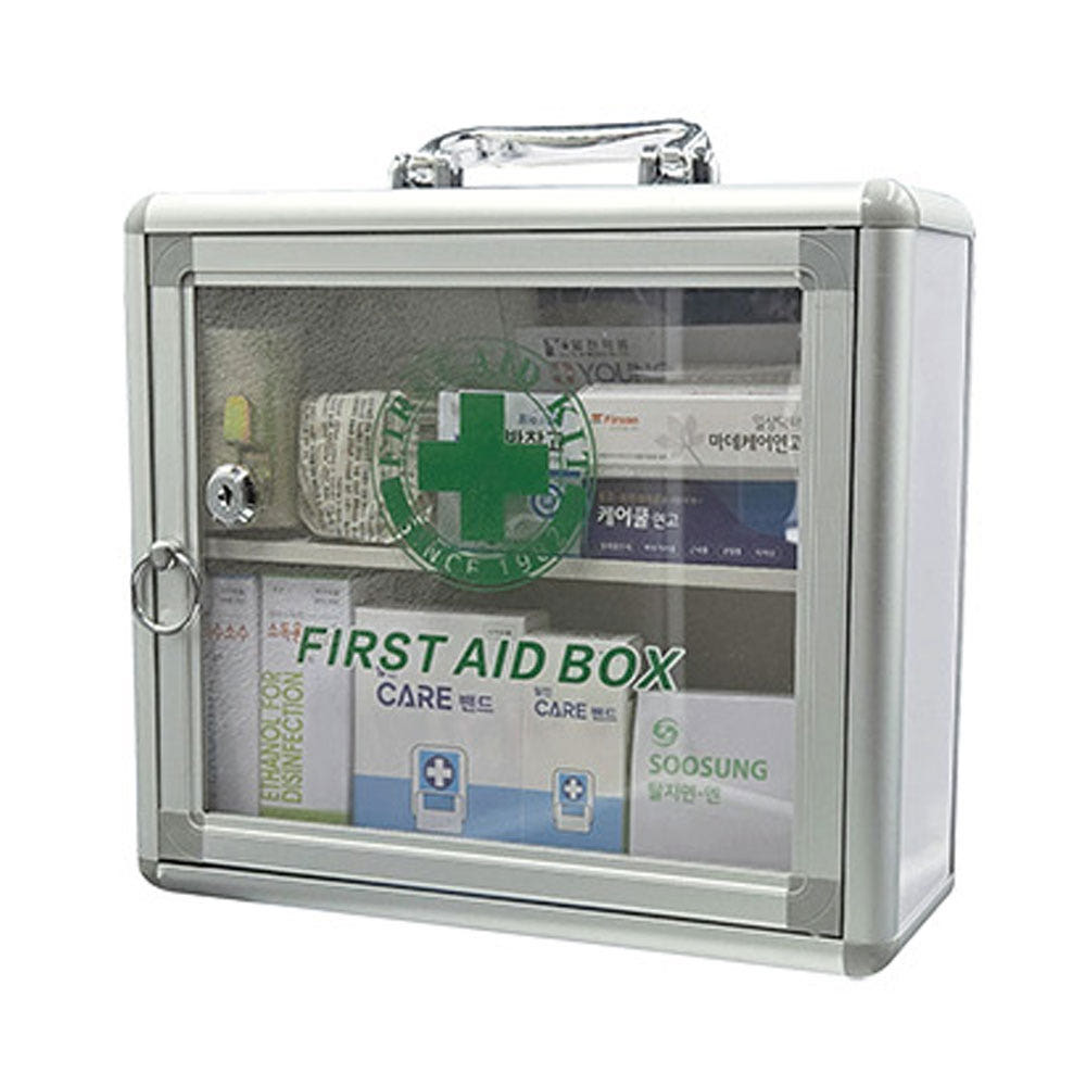 DH 알류미늄 벽걸이 구급함 일반형 종합 응급 처치 약품 구급박스 회사용 공장용 65,600원