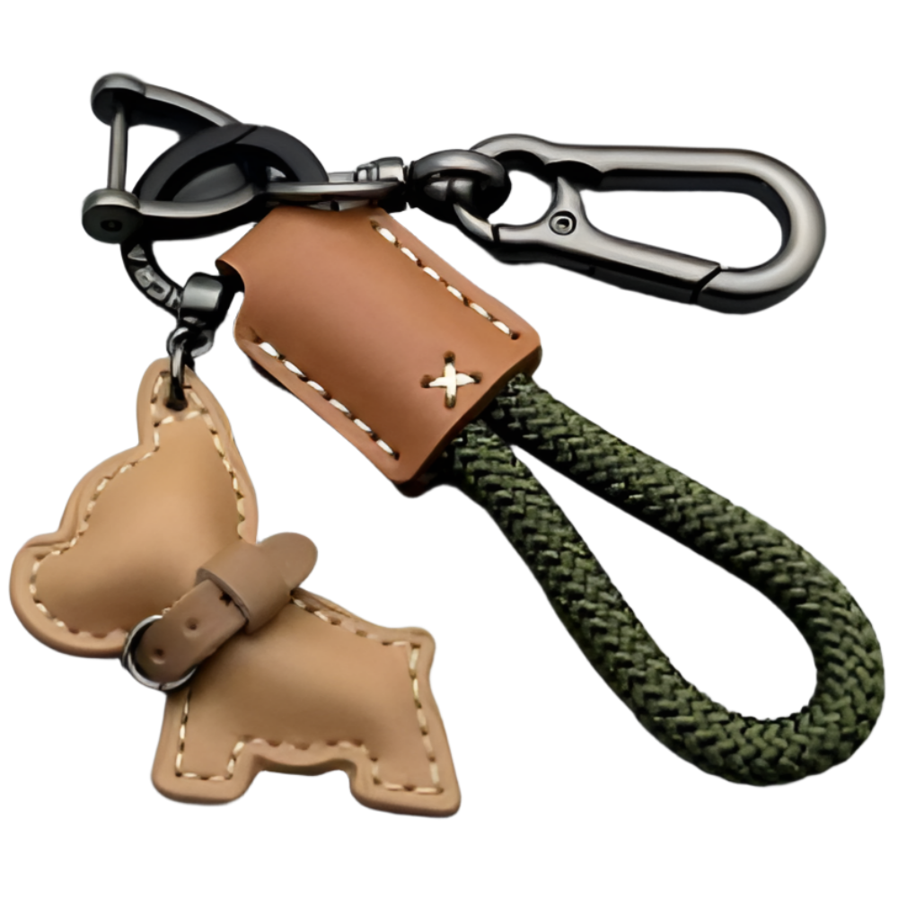 모어벨 강아지 가죽 키링 고리 9,900원