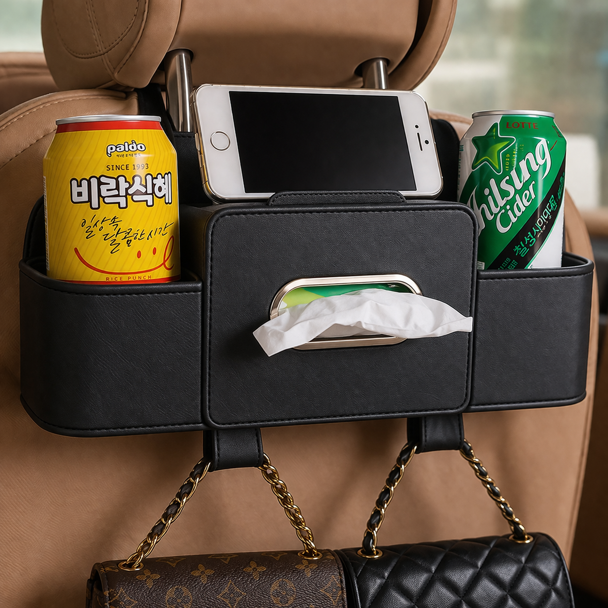 하이호프 뒷좌석이 깔끔해지는 차량용 뒷좌석 수납함 9,900원