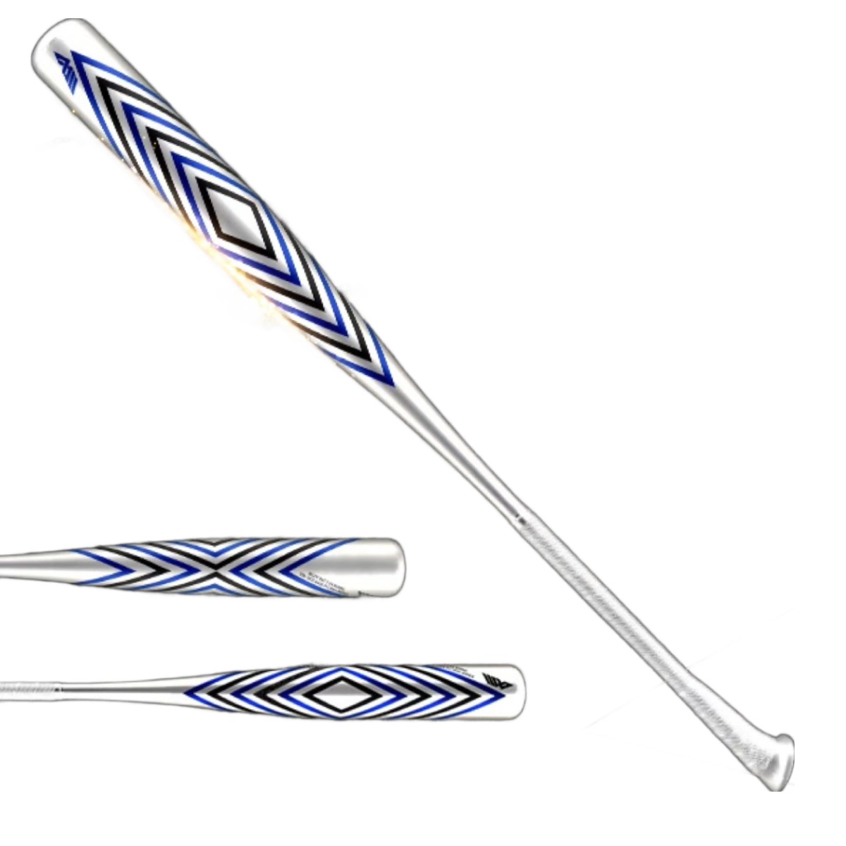 와니엘 디아멍 고성능 프리미엄 알로이 사회인 유소년 야구배트 kbn1.21 고성능 반발력 블랙 화이트 태극 블루, 디아멍 화이트 손잡이(원형) 370,000원