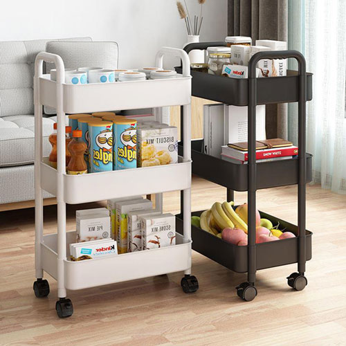 무타공마켓 간편조립 이동식선반 틈새 선반 카트 3단 트롤리 25,400원