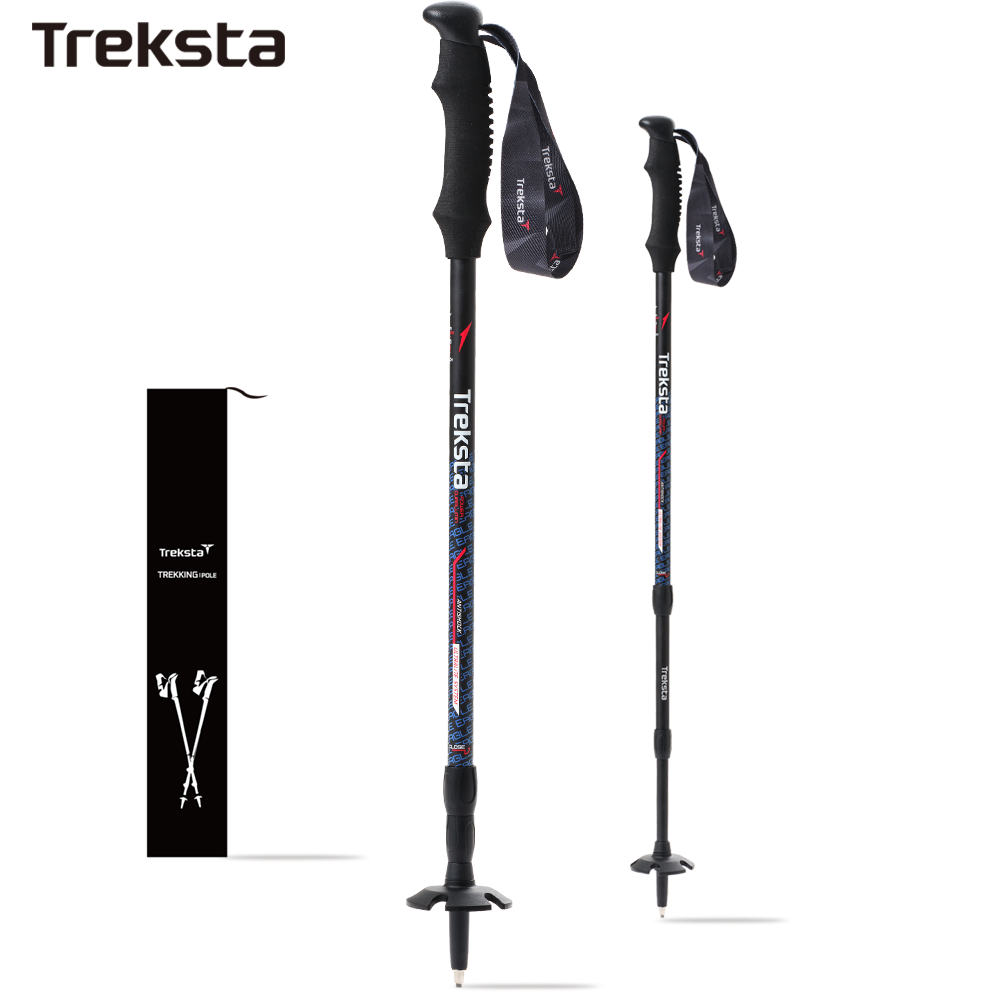트렉스타 초경량 195그램 듀랄루민 3단 등산스틱 세트 (케이스), DV001, 2개 34,900원