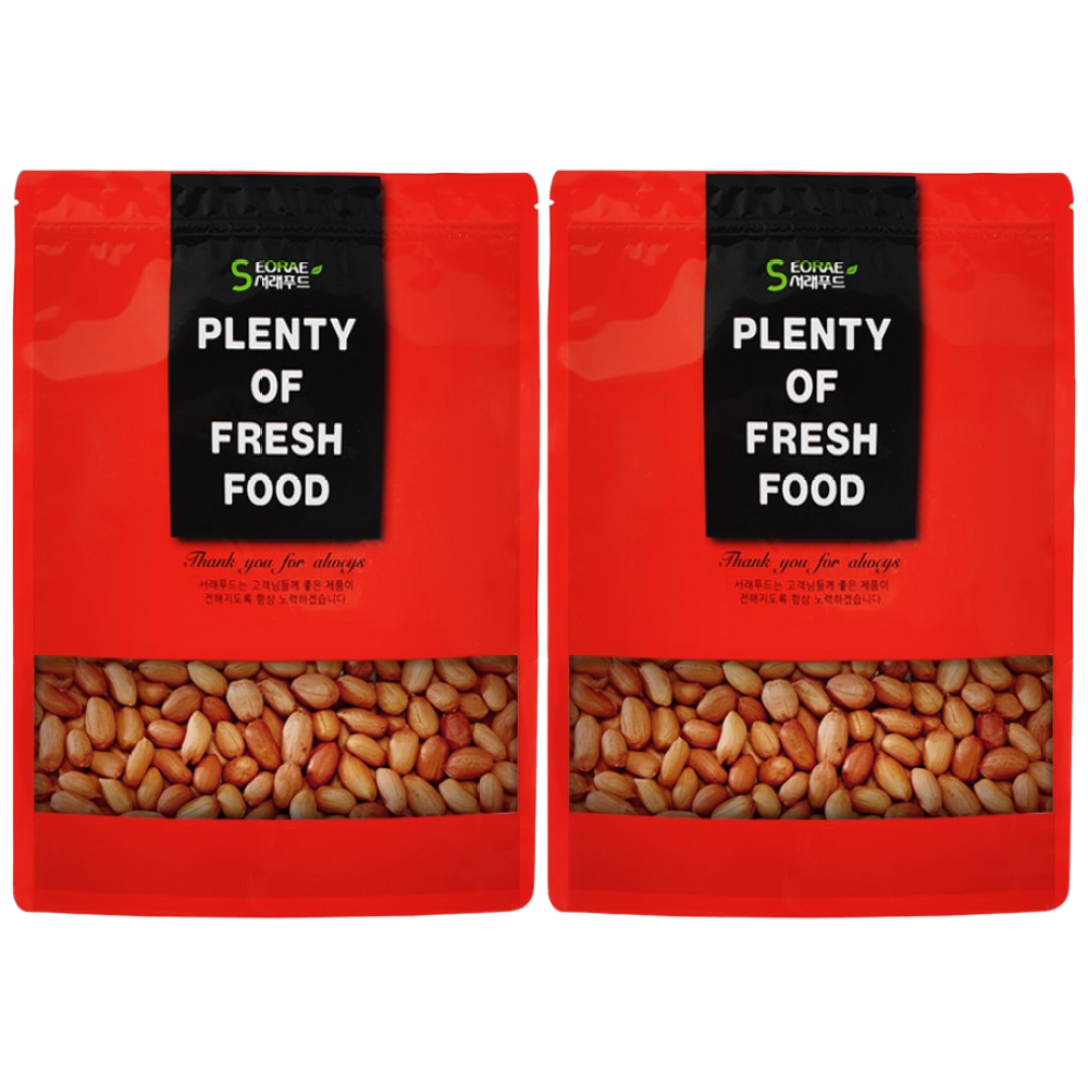서래푸드 국내산 구운땅콩 400g+400g 25년산 21,900원
