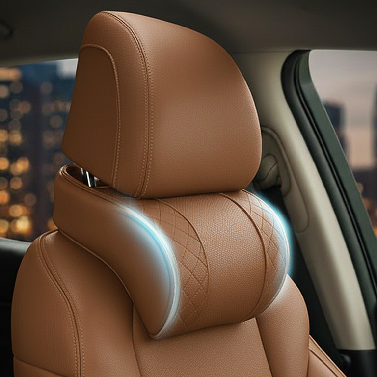 볼텍 차량용 메모리폼 프리미엄 목쿠션, 브라운, 1개 14,900원