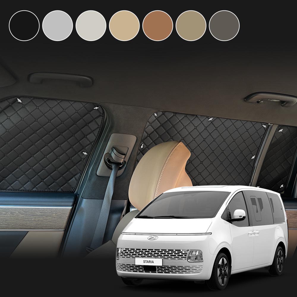 스타리아 5밴 차박커튼 풀세트 한대분 앞+뒤+3열+트렁크구성 캠핑 차량암막커튼 자동차 햇빛가리개 차량창문가리개 자외선차단 햇빛차단, 1세트, 2열 미닫이 토프 99,000원