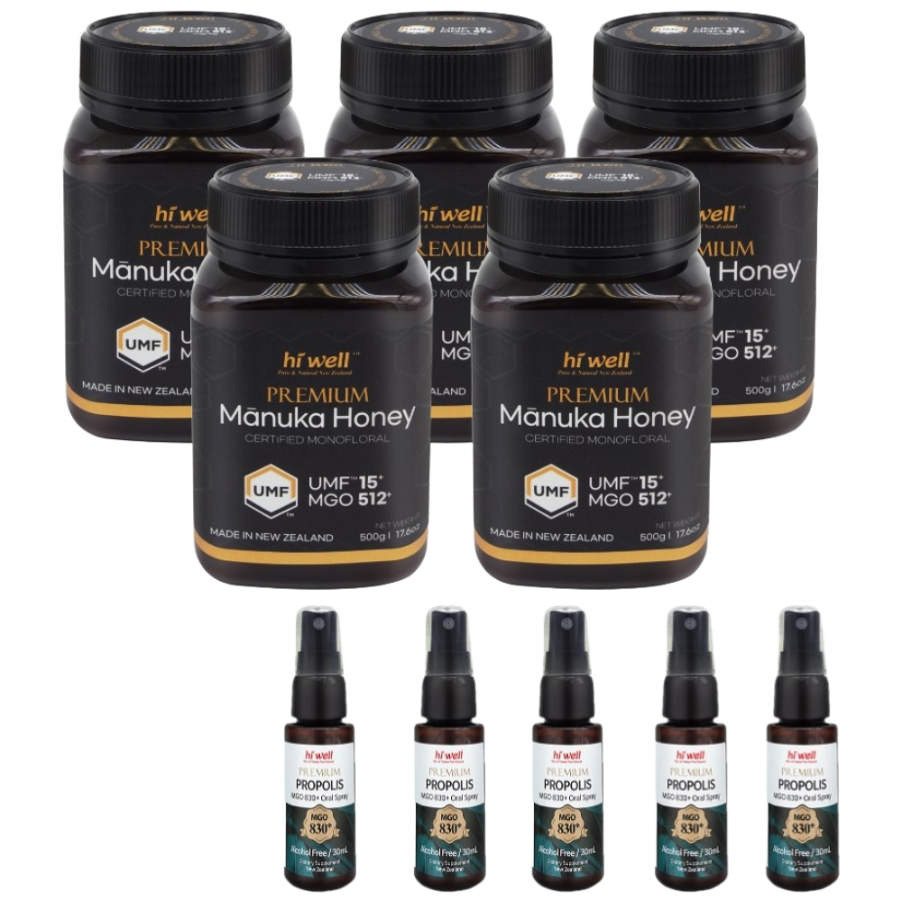 하이웰 프리미엄 마누카 꿀 허니 UMF15 500g 5개천연 뉴질랜드 마누카꿀, 500g, 5개 534,600원