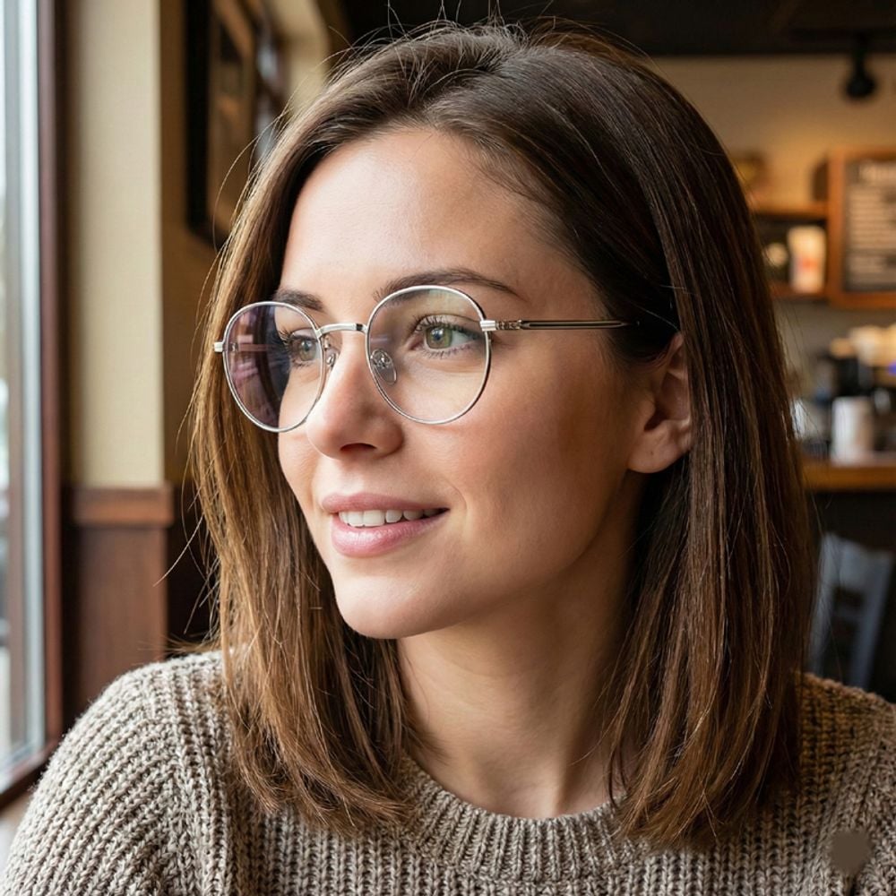 LUXEYE 명품 안경 긱시크 무테 뿔테 안경테 CE1820_ 050613 80,860원