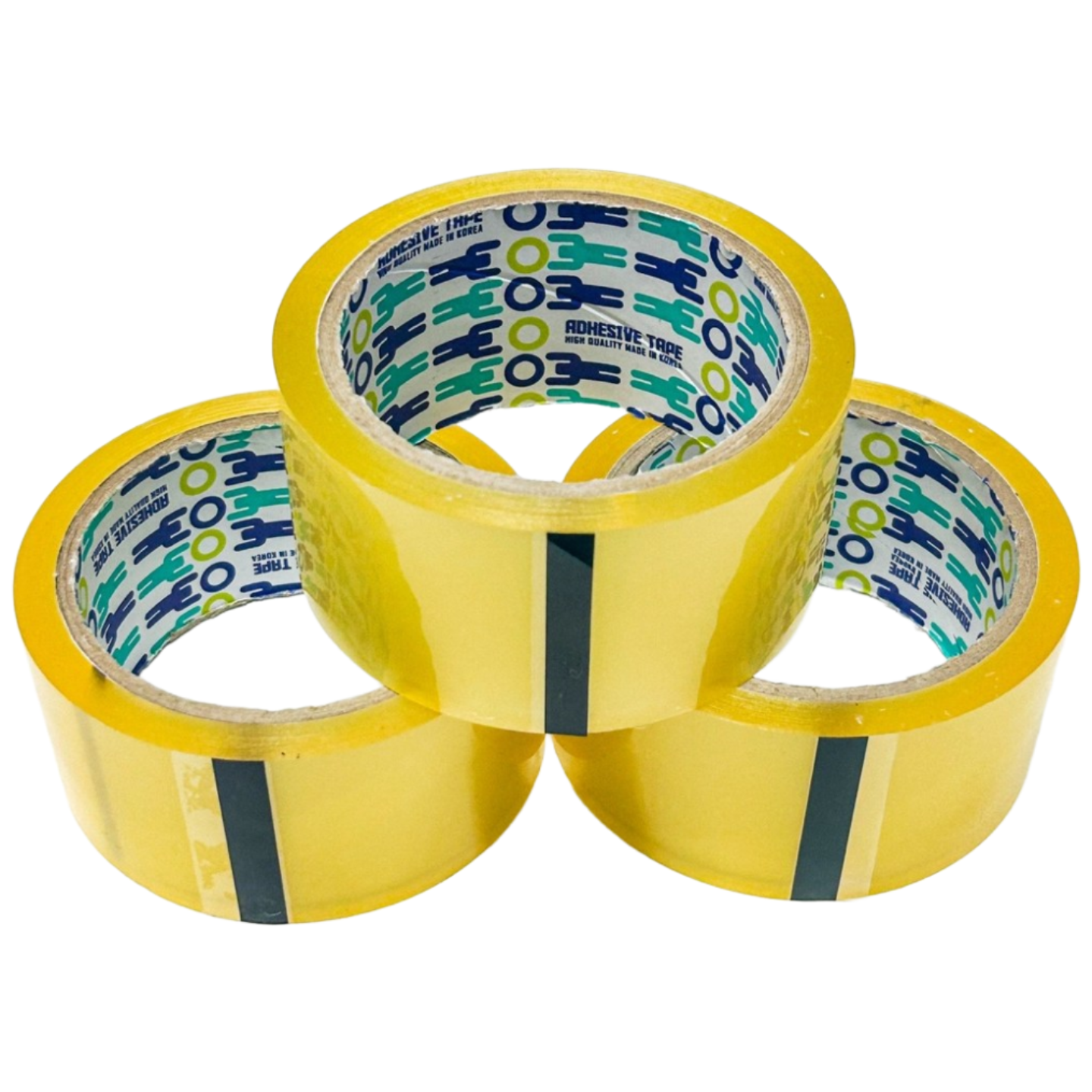 강력접착 투명 박스테이프 48mm X 40m 포장용 황색 7,300원