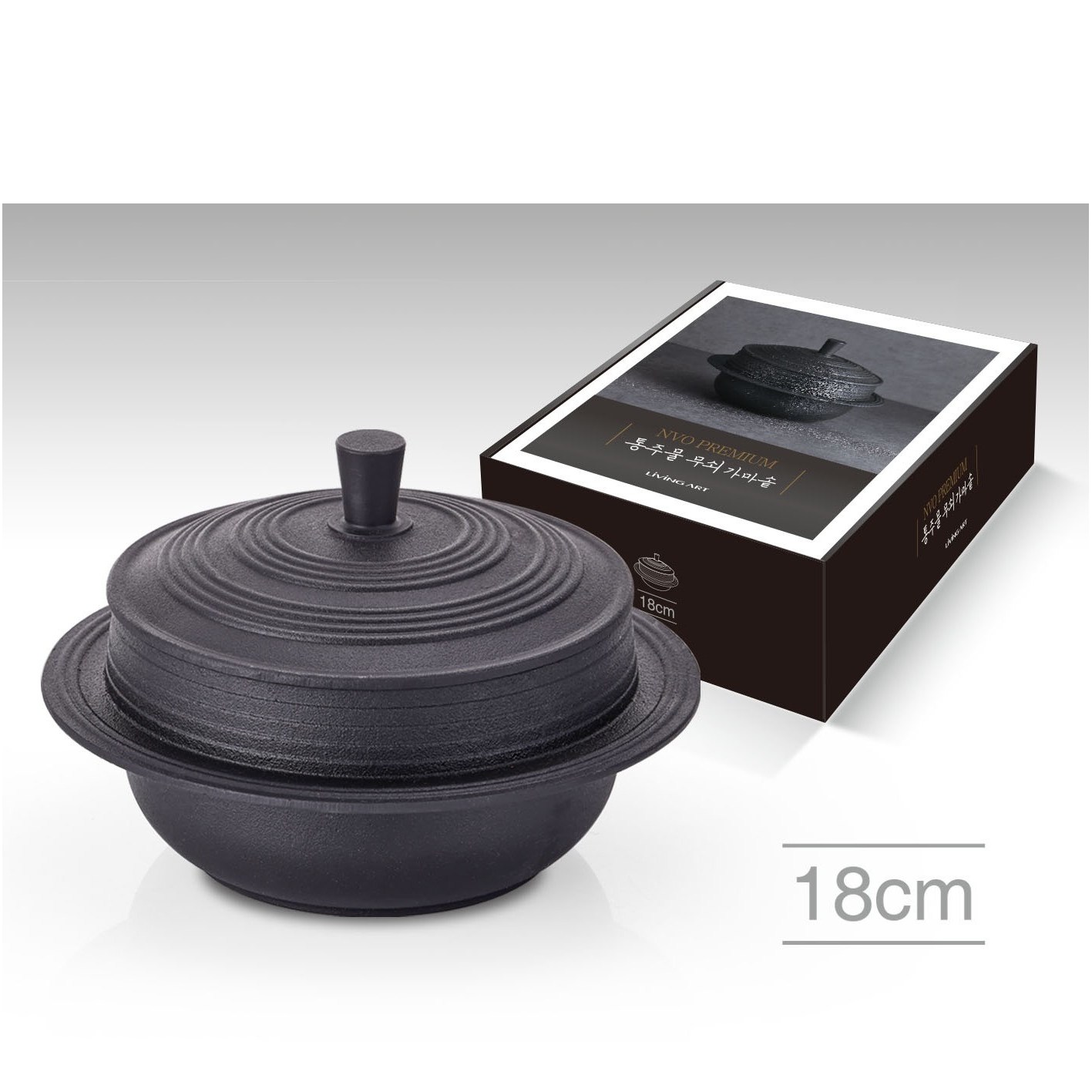 인덕션 클래식 감성 통주물 무쇠 가마솥, 18cm 47,900원