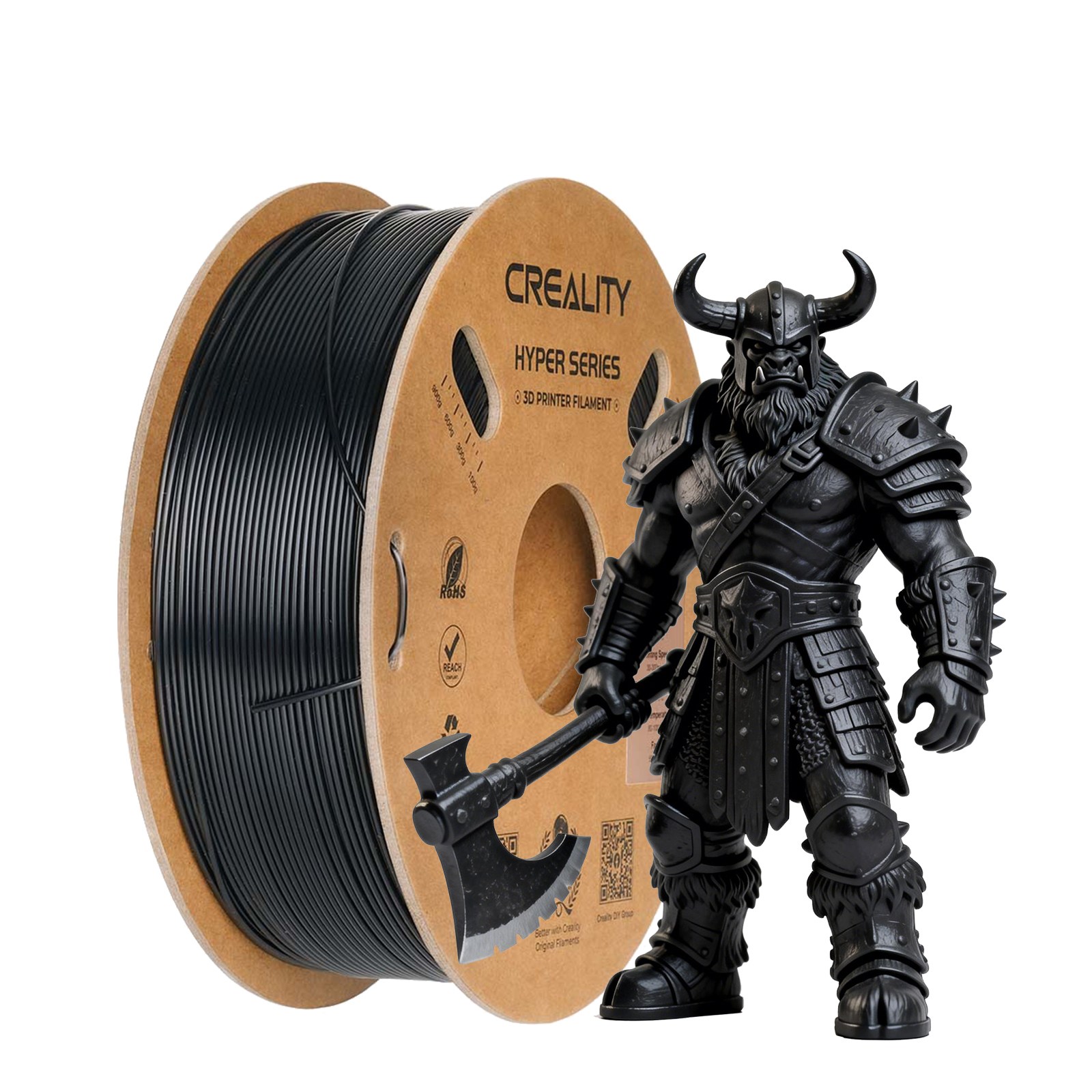 크리알리티 Creality 3D 프린팅 소모품 Hyper ABS 친환경 소재 1kg 친환경 프린터 용품 FDM 소모품 1.75mm, 블랙 20,590원