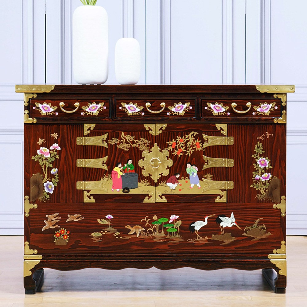 다한수제고가구 그림 통영 머릿장 장식장 수납장 328,000원