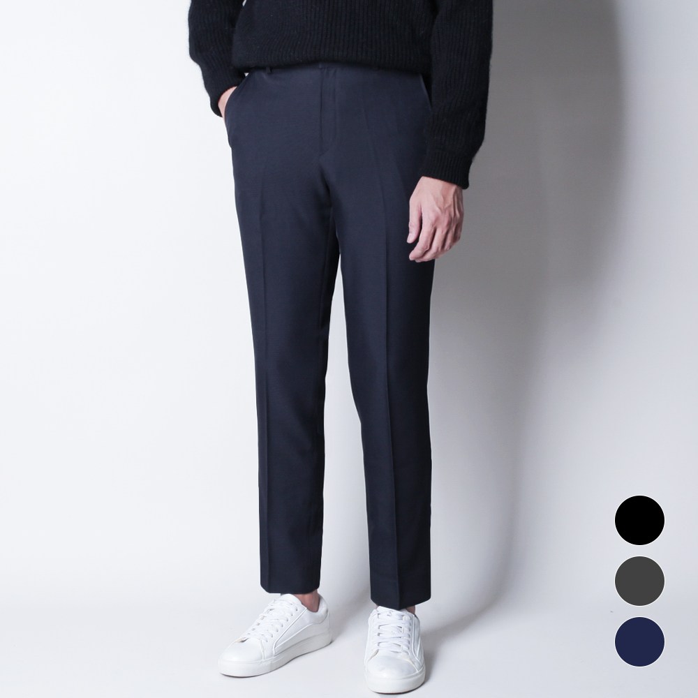 [디아웃핏]남성 프리미엄 히든밴딩 슬랙스 기본핏 테이퍼드 스판 링클프리 사계절 간절기 남자 정장바지 팬츠 39,900원