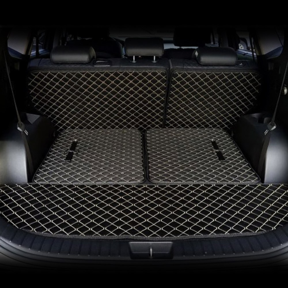 아이빌 4D 입체퀼팅 현대 더뉴싼타페 자동차 트렁크매트 + 2열등받이 풀세트 51,600원