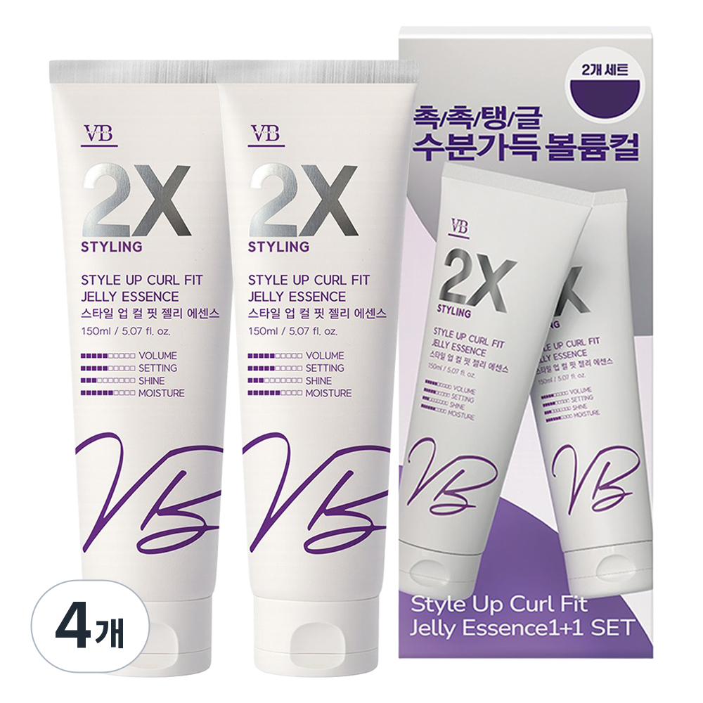 비바스 2X 스타일 업 컬핏 젤리 에센스, 4개, 150ml 37,000원