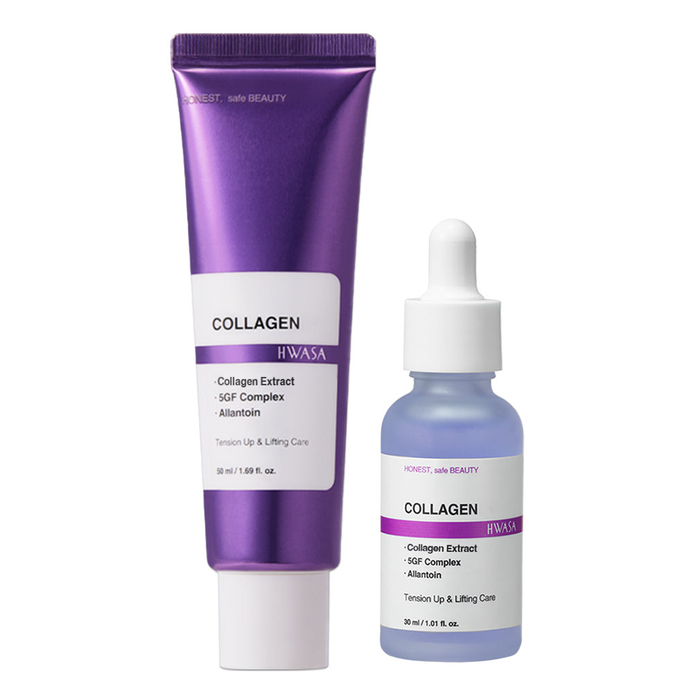 [본품세트] 화사 콜라겐 탄력 케어 저분자 고함량 EGF 앰플+크림 세트, 앰플30ml+크림50ml, 1개 26,850원