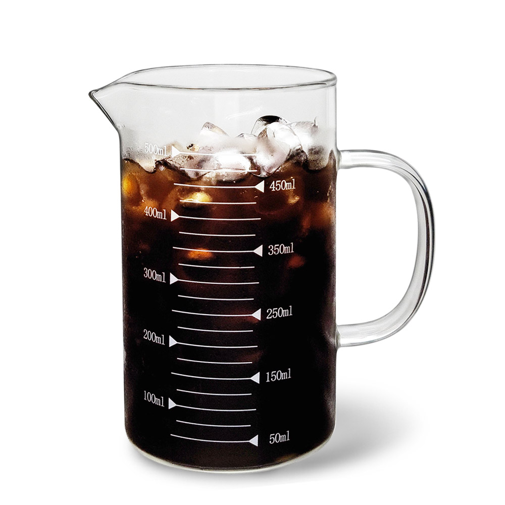 미르코리아 홈카페 내열유리 핸들 비커 계량컵 6,900원