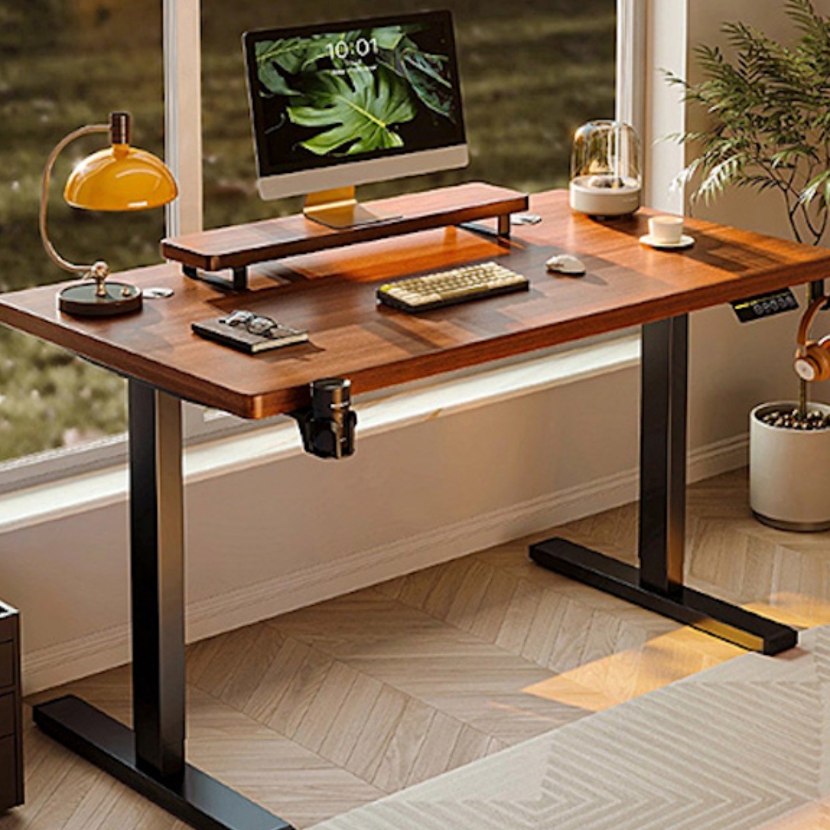 노드웍스 가성비 원목 모션데스크 사무용 컴퓨터책상 높낮이조절 사무실 스탠딩 모션테이블 232,000원