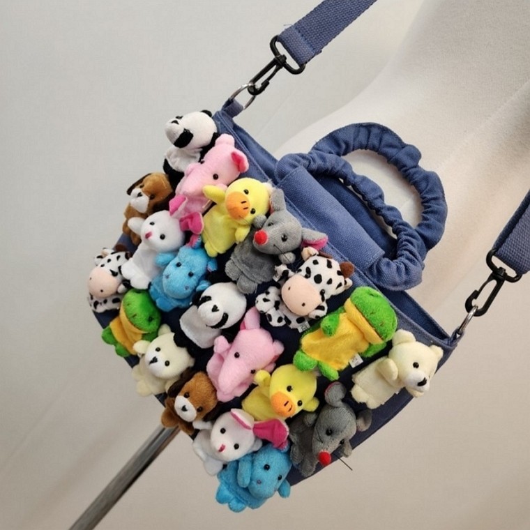 동물인형 데님가방 숄더백 크로스백 - 선물 및 데일리 아이템 67,730원