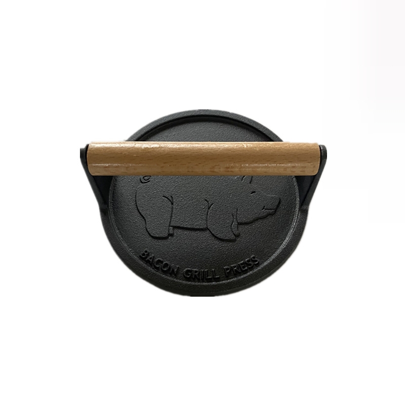 Xindeks 무쇠 스테이크 껍데기 그릴프레스 햄버거 주철 누름팬 21,800원