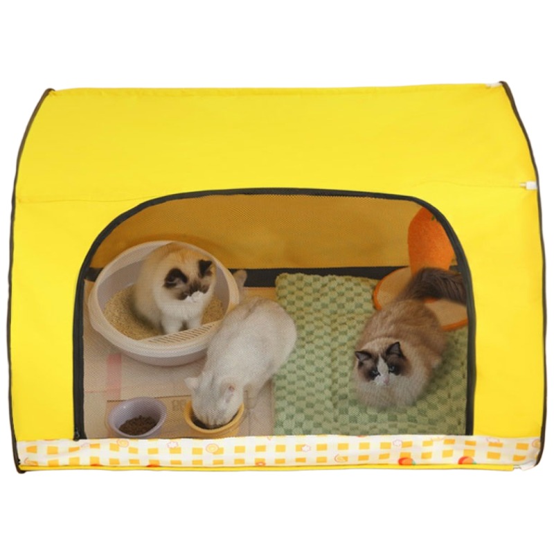 헤이만바 펫 룸 분만실 산실 강아지 고양이 반려동물 출산 텐트하우스, 1개, 노란색 25,500원