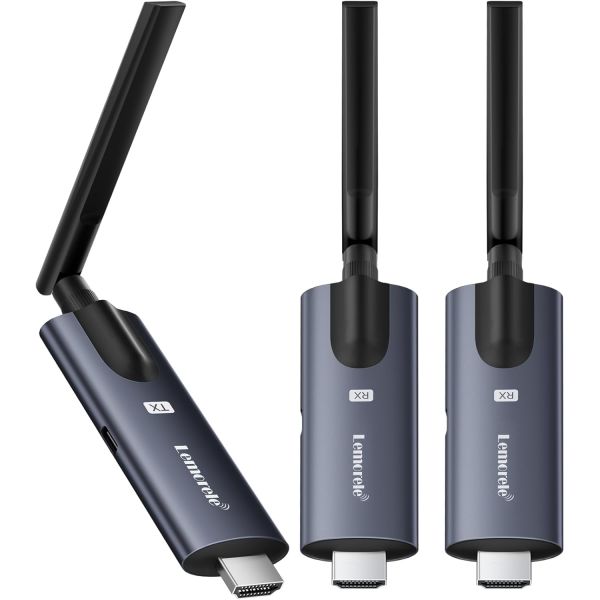 무선 HDMI 송수신기 및 수신기 수신 지원 앱 TuTuPlay 2.4/5G 656피트 1080P 풀 HD PC/TV 박스/블루레이를 HDTV/프로젝터/태블릿/모바일로 스트리밍 233,200원