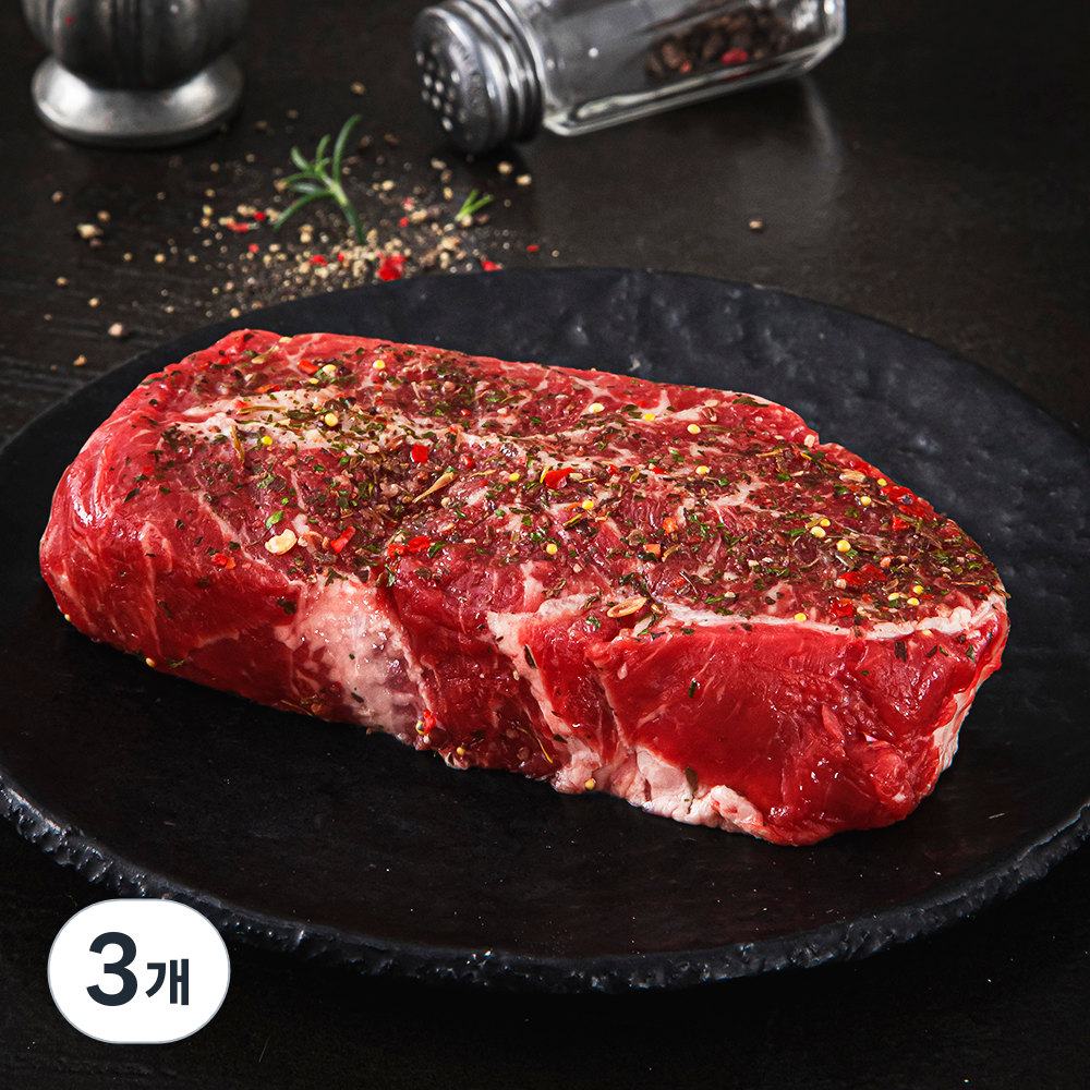 [로켓프레시] 미트엔조이 시즈닝 부채살 스테이크 22,580원