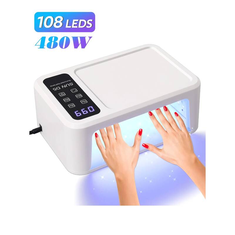젤네일램프 전문가용 큐어기 손톱용 480W UV LED 108개 손톱 건조기적색광 미백 모드 포함 매니큐어 조명 4 타이머 설정 45,500원
