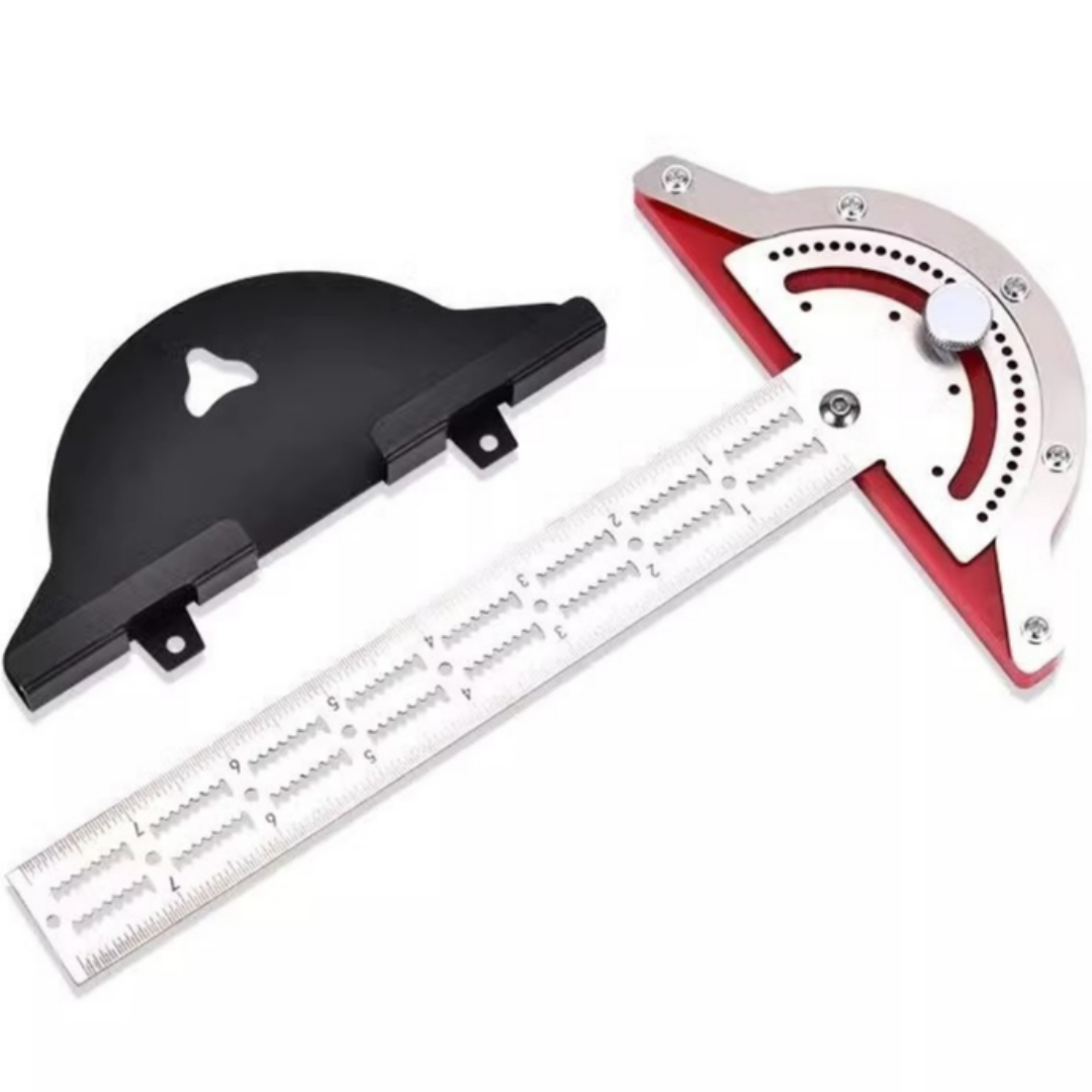그레이나 스테인리스 각도 커팅 가이드 자(45도,90도 포함)정밀각도 조절 가능한 다용도 목공 톱질 보조 자, 1개 19,500원
