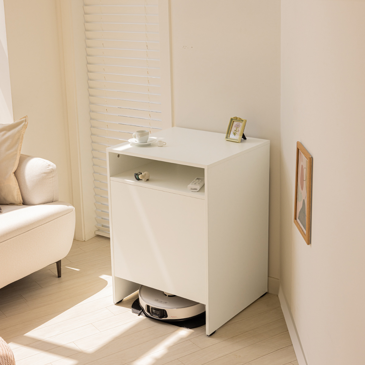 라샘 DIY 로봇청소기 수납장 바퀴형 79,000원