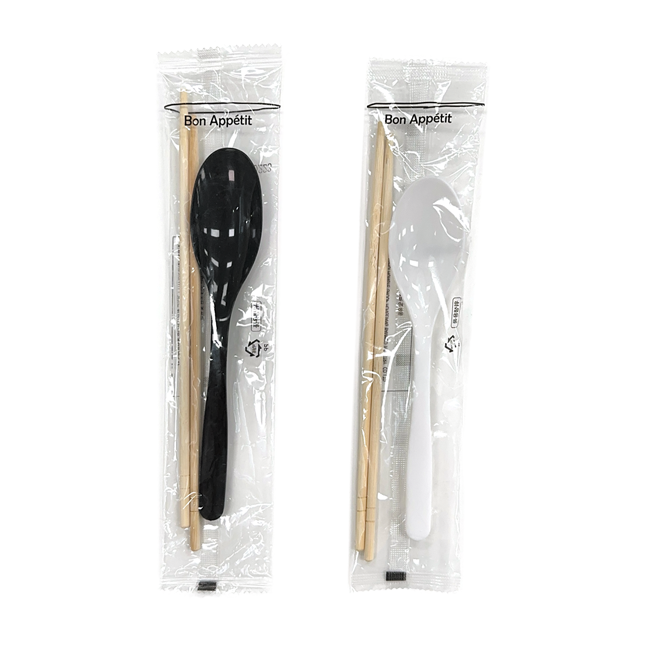 원바이 본아베띠 일회용 수저세트 500개 (검정), 1박스, 500개입 31,800원