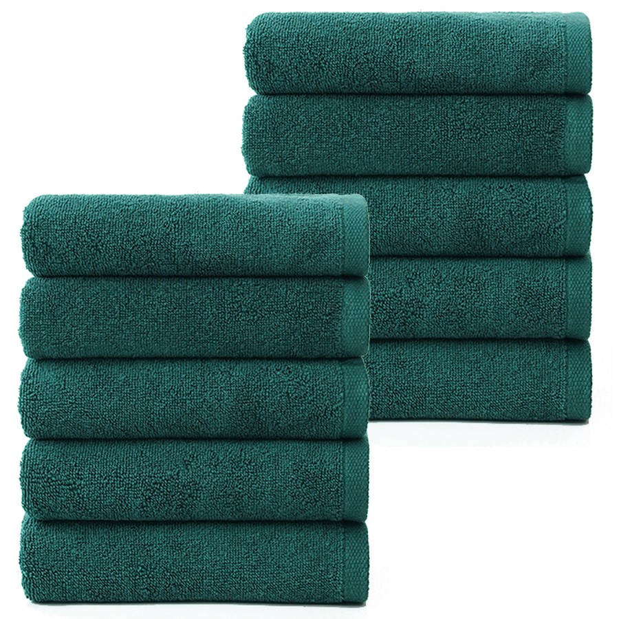 애슐리모던 먼지없는 국산 호텔세면수건 30수 150g, 10개, 딥그린 30,900원